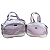 Kit Bolsa Maternidade Lilás 2 Peças, Grande + Pequena - Imagem 6