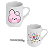 Jogo de Xícaras de Café K-pop 6 Peças Porcelana Branca 50ml Presente - Imagem 6