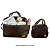 Kit Bolsa Maternidade Marrom + Frasqueira Animal Print - Imagem 2