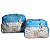 Kit Bolsa Maternidade Ursinho Azul Bolsa Grande +Bolsa Menor - Imagem 1