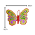 Kit 24 Borboletas Decorativas para Placa Verde Folhagem - Imagem 5