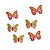 Kit 24 Borboletas Decorativas para Placa Verde Folhagem - Imagem 4