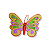 Kit 28 Borboletas Decorativas Com Dupla Face P/ Jardim - Imagem 6