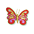 Kit 28 Borboletas Decorativas Com Dupla Face P/ Jardim - Imagem 5