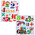 Adesivo Decorativo Números Letras Infantil Educativo Parede - Imagem 10