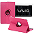 Capa Case Giratória Rosa pink + Película Vidro p/ Tablet Vaio Tl10 10.4 - Imagem 1