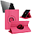 Capa Case Giratória Rosa pink + Película Vidro p/ Tablet Vaio Tl10 10.4 - Imagem 9