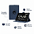 Capa Giratória 360 Suporte Azul + Película Vidro p/ Tablet Vaio Tl10 10.4 - Imagem 2