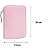 Capa case com divisórias rosa p/ tablet Samsung Galaxy Tab A11+ - Imagem 2