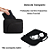 Kit capa com teclado p/ Tablet Samsung Tab A9+ mouse +bolsa - Imagem 3