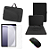 Kit capa com teclado p/ Tablet Samsung Tab A9+ mouse +bolsa - Imagem 1