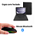 Kit capa com teclado p/ Tablet Samsung Tab A9+ mouse +bolsa - Imagem 4