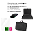 Kit capa com teclado p/ Tablet Samsung Tab A9+ mouse +bolsa - Imagem 10
