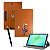 Kit Capa Personagem p/ Tablet Samsung A11 8.7 Marrom+ Caneta - Imagem 1
