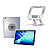 Capa Personalizado Transparente p/ Ipad 11 A16 + suporte de metal - Imagem 1