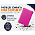 Capa Giratória Rosa p/ Tablet M8 Multi + Caneta Touch + Fone - Imagem 2