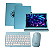 Kit Capa Giratória + Teclado e Mouse p/ Tablet Positivo Vision Tab 10 - Imagem 1