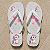 Chinelo Branco Personalizado Infantil Personagem - Tamanho 31/32 - Imagem 4