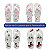 Chinelo Branco Personalizado Infantil Personagem - Tamanho 31/32 - Imagem 7