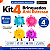 Kit 4 Brinquedos Sensorial com Luz Infantil Alívio de Estresse e Ansiedade P/ Autistas - Imagem 2
