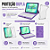 Capa teclado infantil p/ Tablet tab Samsung Galaxy A11+ - Imagem 2