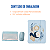 Capa Smart Auto Sleep Personalizado Resistente p/Ipad 11 A16 10.9 Teclado Mouse - Imagem 10