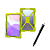 Capa Universal Emborrachada Premium p/ Tablet de 9 a 10 polegadas + caneta touch - Imagem 1