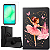 Kit Capa Infantil Menina Bailarina p/ Tablet Samsung Galaxy A11 8.7 - Película de Vidro - Imagem 1