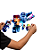 Adesivo de Parede Quarto Infantil Games Menino 43cmx26cm  Decoração Premium - Imagem 1