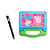 Kit Película Vidro Anti Impacto + Caneta Touch p/ Tablet Multi Nb420 Infantil Peppa - Imagem 1