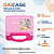 Película Vidro + Caneta Personalizado Castelo Rosa p/ Tablet Multi NB418 Infantil Princesa - Imagem 2