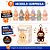 Boneco Surpresa Pelúcia Fofo + Capa Personalizada p/Tablet Samsung A9 8.7 - Imagem 2