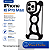 Capa Capinha Design Moderno Preto p/ Iphone 16 Pro Max - Imagem 3