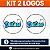Kit 2 Adesivo com Verniz Personalizado Logo Empresa p/Parede - Imagem 3