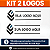 Kit 2 Adesivo com Verniz Personalizado Logo Empresa p/Parede - Imagem 2