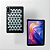 Capa para Tablet Xiaomi Redmi Pad 2  Respiravel Protetora Geometrica Triangular Preta - Imagem 1