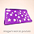 Capa Slim Case para Tablet Xiaomi Poco Pad M1 12.1 Duravel Resistente Roxo Estrela Coração - Imagem 5
