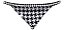 Bandana Pied De Poule Pets Tamanho M Cachorro - Imagem 1