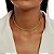 Colar Choker Cordão Baiano - Dourado - Antialérgico - Imagem 3