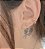 Piercing Encaixe Zircônias Coloridas - Dourado - Antialérgico - Imagem 2