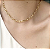 Chocker Elos Cartier - Dourado - Antialérgico - Imagem 1