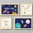 Kit com 4 Quadros Infantis Astronauta Foguete - Imagem 1