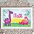Quadro Infantil - dinossauro para menina - Imagem 1