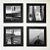 Kit com 4 Quadros Decorativos tema Cidades Brasileiras - Imagem 1