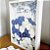 Quadro de Assinaturas para aniversário - folhagem azul - Imagem 1