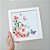 Kit com 2 Quadros Decorativos Floral com Borboletas Aquarelado - Imagem 2