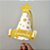 Topo para Bolo Personalizado 3D - Chapéu de Fada Madrinha - Imagem 1