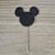 Topo para Docinhos - Mickey com brilho (6 Unidades) - Imagem 1