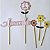 Kit para festa tema Jardim de Flores (topo de bolo e de docinhos) - Imagem 2