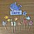 Kit para Festa Tema Fundo do Mar - topo de Bolo e Doces (opção para menino e para menina) - Imagem 1